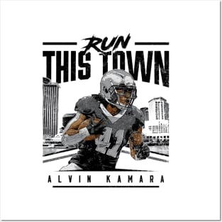 Alvin Kamara New Orleans Run This Town Posters and Art